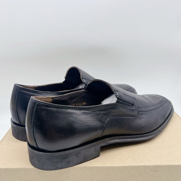 Bruno Magli Raging Nappa Slip On Loafer Dress Shoes Black Leather Men US 11 $395 - Picture 6 of 12